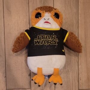 Build A Bear Star Wars Exclusive Porg Plush w/ Star Wars Shirt (no sound)